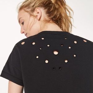 Lululemon Space Crew Eyelet
